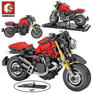 SEMBO 701102-05 MOC City Speed Motorbike Technic