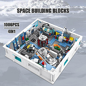 SEMBO 107021-24 Wandering Earth: Space Station 4-in-1 Space