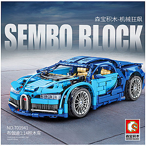 SEMBO 701941 Jailbreaker: Bugatti Sports Car 1:14 Technic
