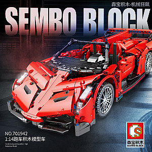 SEMBO 701942 Armored Frenzy: Lamborghini Poison 1:14 Technic