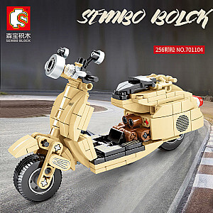 SEMBO 701104 Enjoy The Ride: Little Sheep Motorcycle Technic