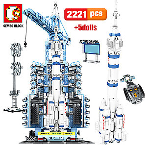 SEMBO 203308 Remotely Controlled Manned Spacecraft Launch Base Space
