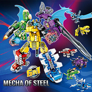 SEMBO 103105-10 Steel Mecha: Accumulate into Steel Dragon Knight Creator
