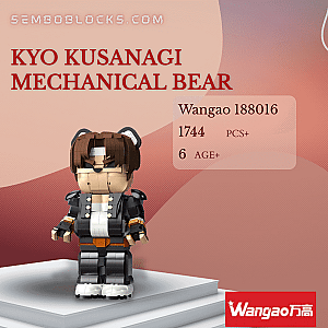 Wangao 188016 Creator Expert Kyo Kusanagi Mechanical Bear