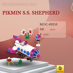 MOC Factory 89216 Movies and Games Pikmin S.S. Shepherd
