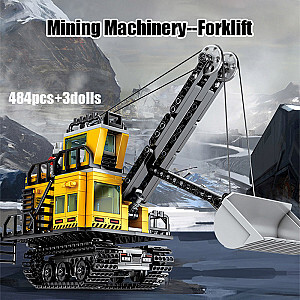 SEMBO 107026 Wandering Earth: Wandering Earth Mining Machinery-Forklift Technic