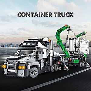 SEMBO 703940 Mechanical code: gray container truck Technic