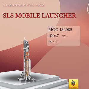 MOC Factory 136982 Space SLS Mobile Launcher