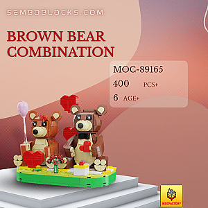 MOC Factory 89165 Creator Expert Brown Bear Combination