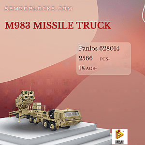 PANLOSBRICK 628014 Military M983 Missile Truck