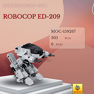 MOC Factory 159267 Movies and Games RoboCop ED-209