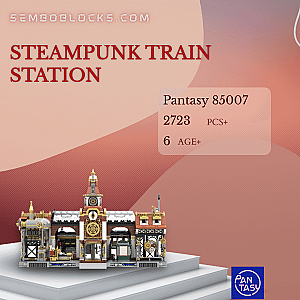 Pantasy 85007 Modular Building Steampunk Train Station