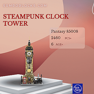 Pantasy 85008 Modular Building Steampunk Clock Tower