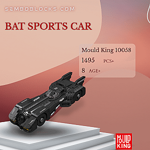 MOULD KING 10058 Technician Bat Sports Car