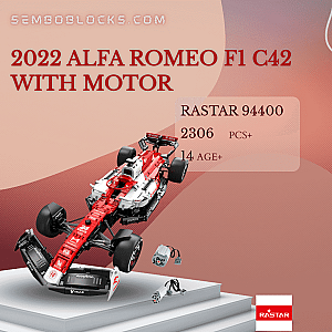 Rastar 94400 Technician 2022 Alfa Romeo F1 C42 With Motor