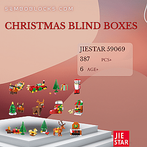 JIESTAR 59069 Creator Expert Christmas Blind Boxes