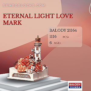 BALODY 21164 Creator Expert ETERNAL LIGHT LOVE MARK