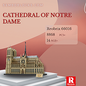 REOBRIX 66016 Minecraft Cathedral Of Notre Dame
