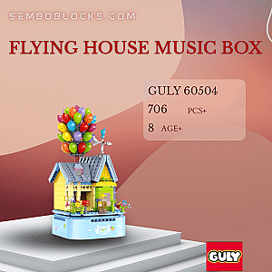 GULY 60504 Creator Expert Flying House Music Box