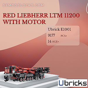Ubrick E1001 Technician Red Liebherr LTM 11200 With Motor