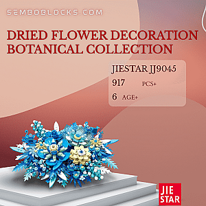 JIESTAR JJ9045 Creator Expert Dried Flower Decoration Botanical Collection
