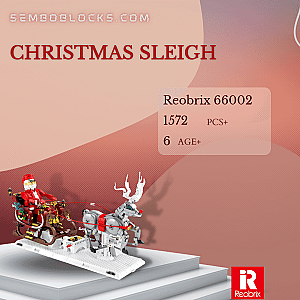 REOBRIX 66002 Creator Expert Christmas Sleigh