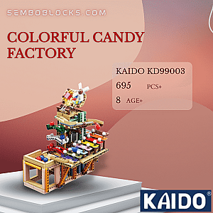 KAIDO KD99003 Creator Expert Colorful Candy Factory