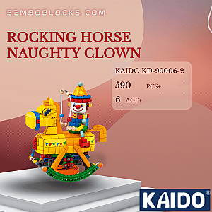KAIDO KD-99006-2 Creator Expert Rocking Horse Naughty Clown