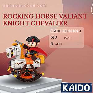 KAIDO KD-99006-1 Creator Expert Rocking Horse Valiant Knight Chevalier