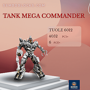 TUOLE 6012 Movies and Games Tank Mega Commander