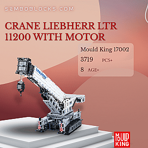 MOULD KING 17002 Technician Crane Liebherr LTR 11200 With Motor