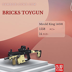 MOULD KING 14031 Military Bricks Toygun