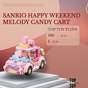 TOPTOY TC1710 Creator Expert Sanrio Happy Weekend Melody Candy Cart