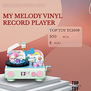 TOPTOY TC1909 Creator Expert My Melody Vinyl Record Player
