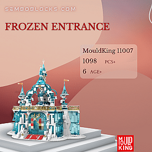 MOULD KING 11007 Modular Building Frozen Entrance