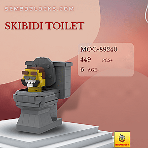 MOC Factory 89240 Movies and Games Skibidi Toilet