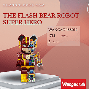 Wangao 188012 Creator Expert The Flash Bear Robot Super Hero