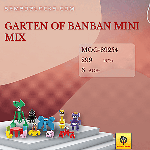 MOC Factory 89254 Movies and Games Garten of Banban Mini Mix