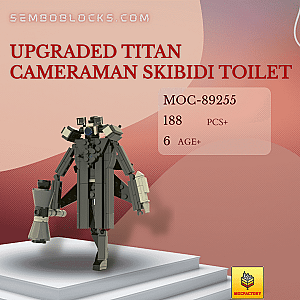 MOC Factory 89255 Movies and Games Upgraded Titan Cameraman Skibidi Toilet