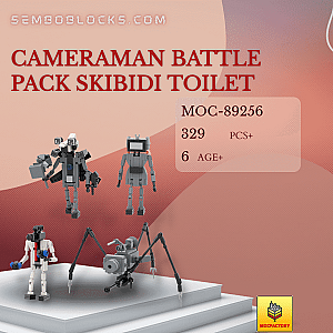 MOC Factory 89256 Movies and Games Cameraman Battle Pack Skibidi Toilet