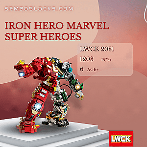 LWCK 2081 Creator Expert Iron Hero Marvel Super Heroes