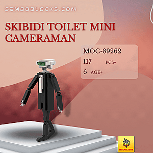 MOC Factory 89262 Movies and Games Skibidi Toilet Mini Cameraman