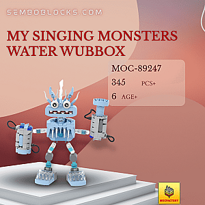 MOC Factory 89247 Movies and Games My Singing Monsters Water Wubbox