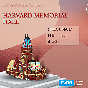 CaDa C66017 Minecraft Harvard Memorial Hall
