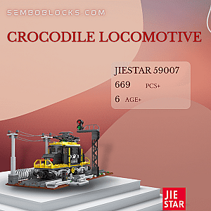 JIESTAR 59007 Technician Crocodile Locomotive