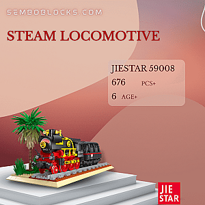 JIESTAR 59008 Technician Steam Locomotive