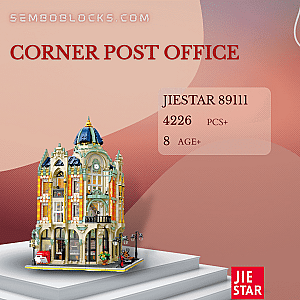 JIESTAR 89111 Modular Building Corner Post Office