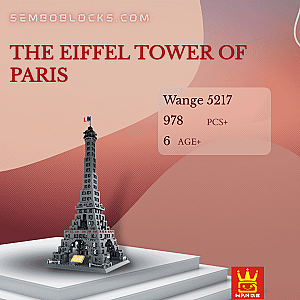WANGE 5217 Modular Building The Eiffel Tower of Paris