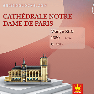 WANGE 5210 Modular Building Cathédrale Notre Dame de Paris