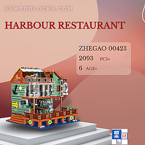ZHEGAO 00423 Creator Expert Harbour Restaurant